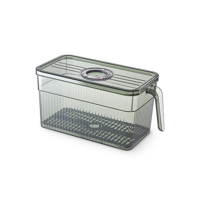 Home Polypropylene ตู้เย็น กล่องใส่อาหาร 15x15x30ซม