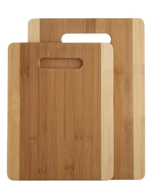 Natural Kitchen เขียงไม้ไผ่กันลื่น 33x24x1.4ซม. มีหูหิ้ว