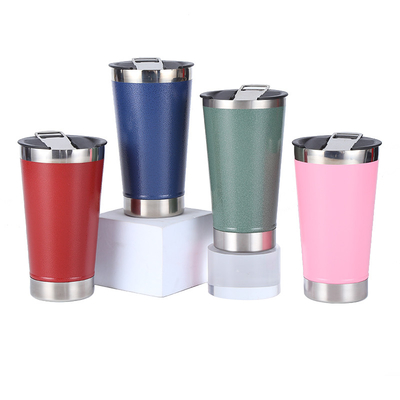 Double Wall 0.4mm Stainless Steel Thermos Cup แก้วเบียร์ 600ml