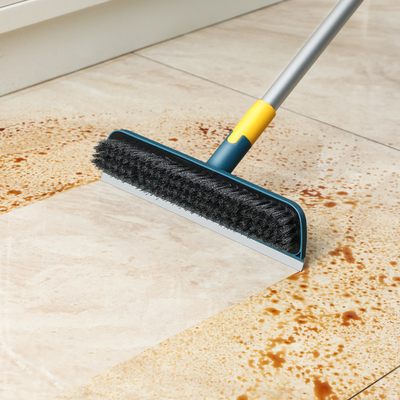 แปรงทำความสะอาดพื้น ODM Scrubber, แปรงขนแข็งด้ามยาวสำหรับห้องน้ำ
