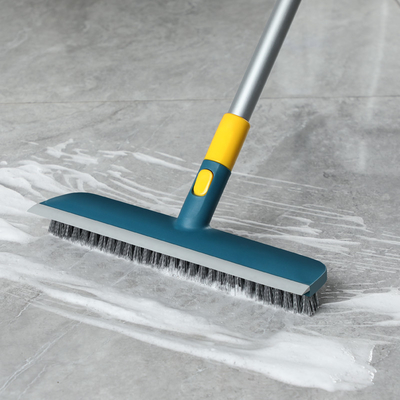 แปรงทำความสะอาดพื้น ODM Scrubber, แปรงขนแข็งด้ามยาวสำหรับห้องน้ำ