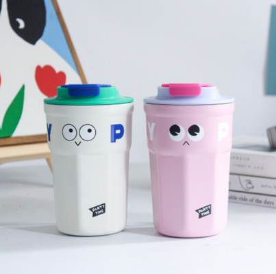 400ml Double Wall 316 Stainless Steel Vacuum Mug with Strap
