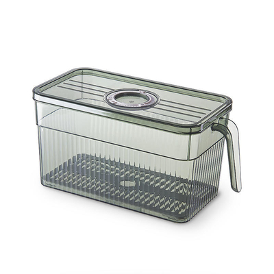 Home Polypropylene ตู้เย็น กล่องใส่อาหาร 15x15x30ซม