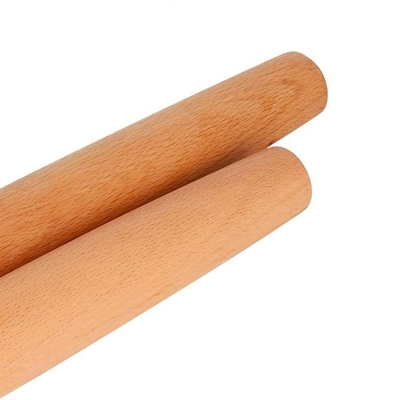 Solid 8 &quot;ลูกกลิ้งแป้งพิซซ่าเครื่องครัวเบเกอรี่เครื่องมือไม้บีช French Rolling Pin