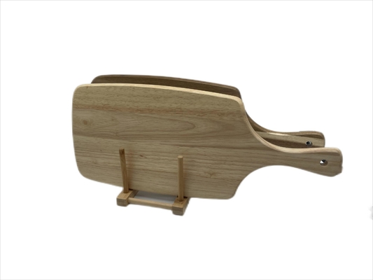 เขียงไม้กระถินเทศ 43x18x2ซม. / ถาดมีหูหิ้ว