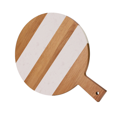 Acacia และ Marble Cutting เขียงเสิร์ฟสำหรับชีส