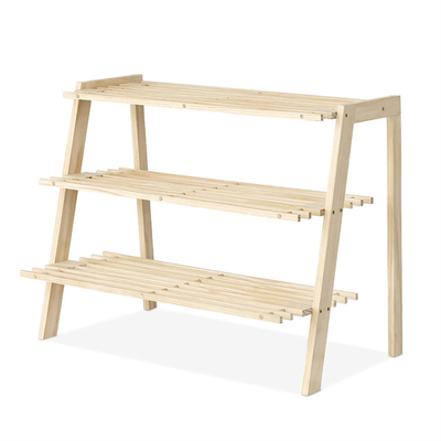 66x45x63cm แข็งแรง 3 ชั้น ไม้รองเท้า Rack ทางเข้า การจัดเก็บ