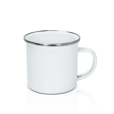 แก้วน้ำเปล่า Sublimation 12oz Vintage Enamel Coffee Cups 30g