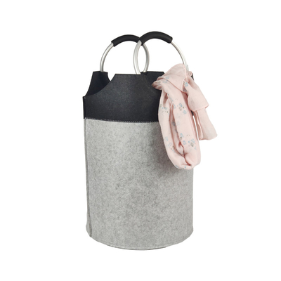 3mm 4mm Felt Storage Basket ถุงซักผ้าพับได้ 39*68cm